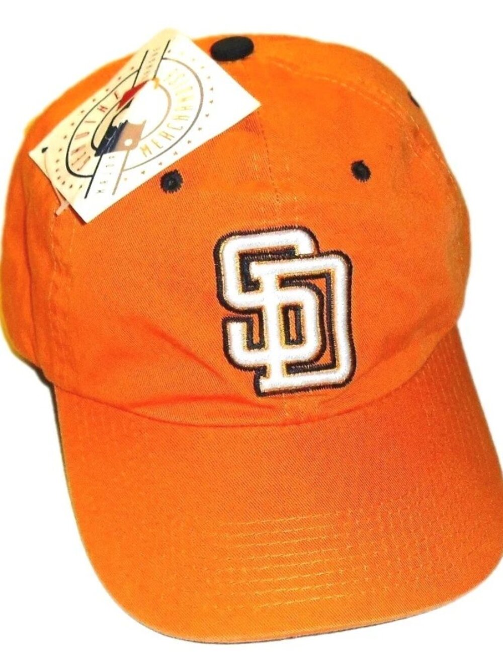 San Diego Padres Mens Adjustable Strapback hat Logo Athletic Orange Color New
